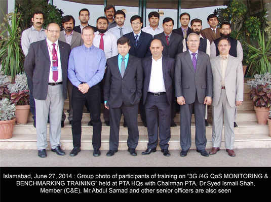 Group photo of participant of benchmark training held at pta