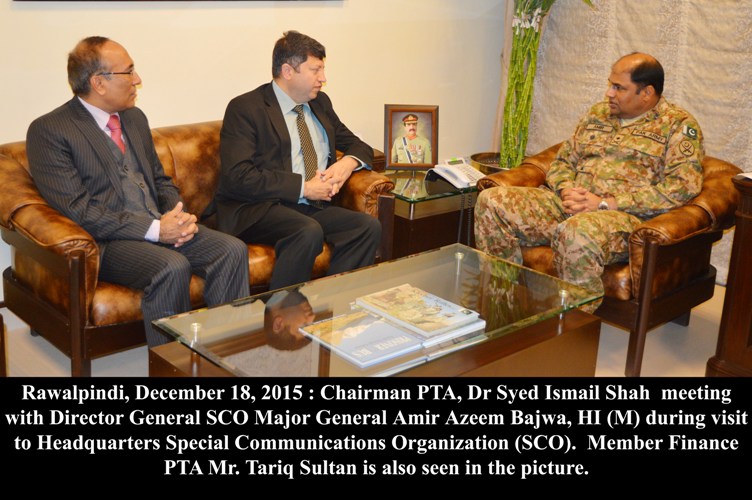 chairman pta meeting general sco during his visit to head quarters